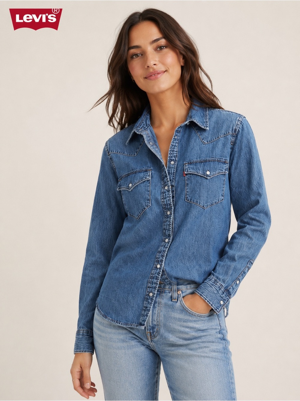 Levi's Women's Medium The Ultimate Western Shirt